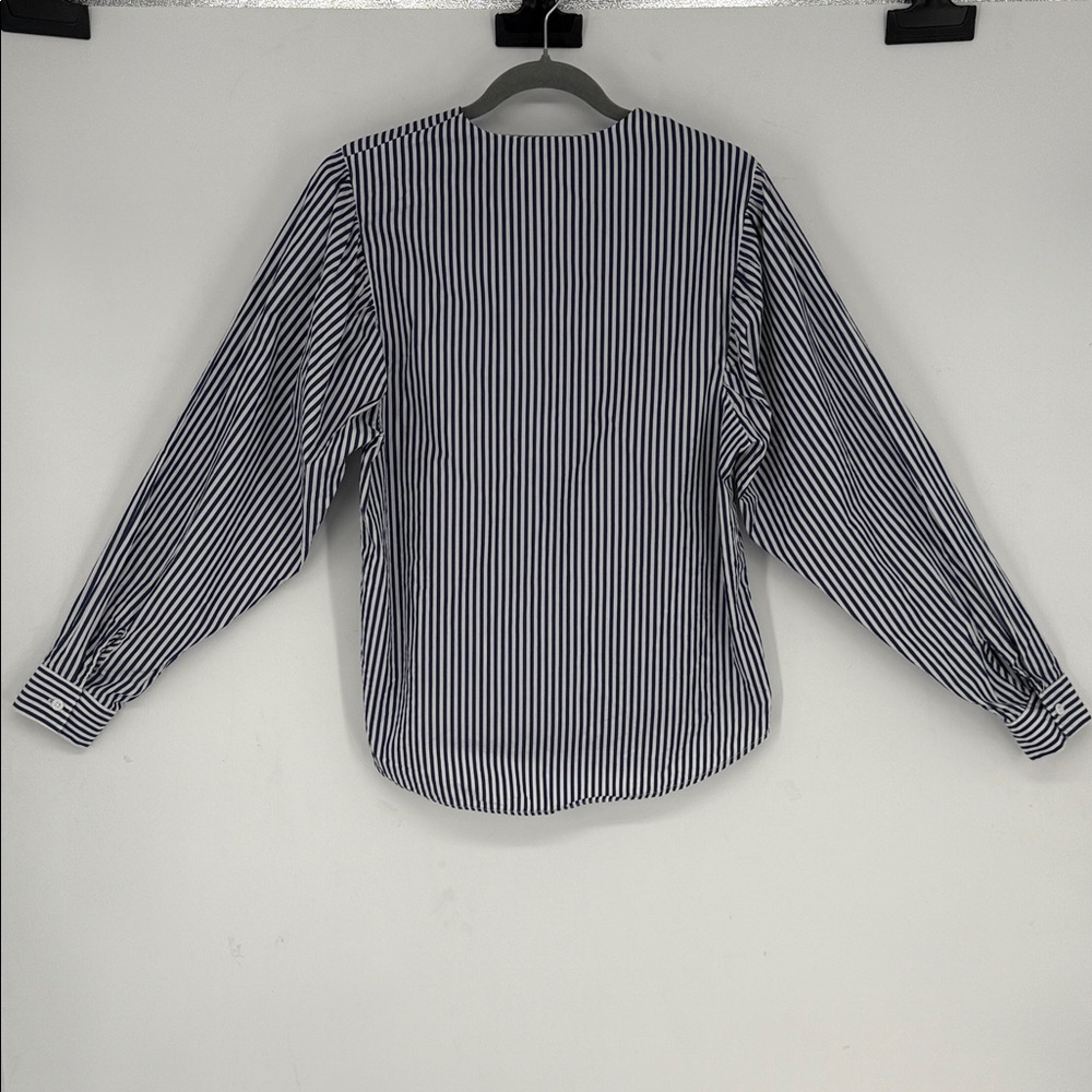 NWOT harshman Cari Striped Long-Sleeve Shirt XS - Picture 8 of 9